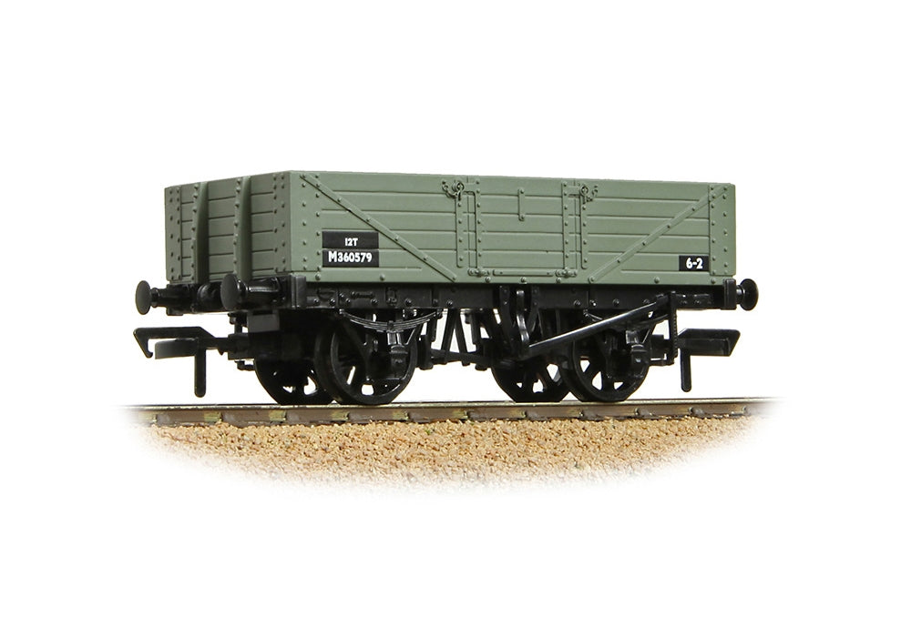 Branchline 5 Plank Wagon Wooden Floor BR Grey (Early) 37-061D
