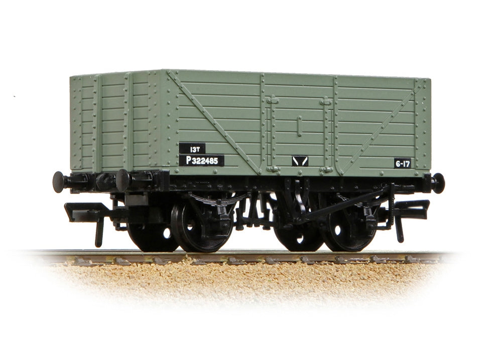Branchline 8 Plank Fixed End Wagon BR Grey (Early) 37-158D