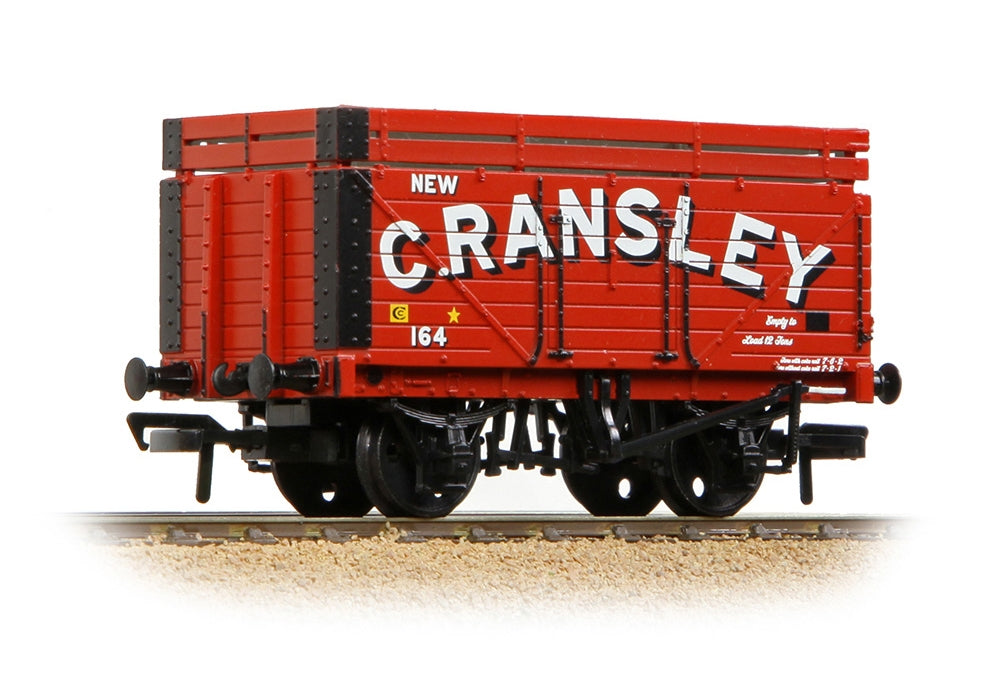Branchline 7 Plank Wagon With Coke Rails 'New C. Ransley' Red 37-179A