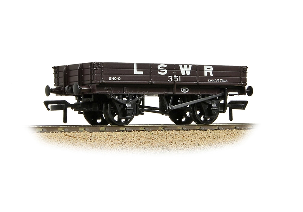 Branchline 3 Plank Wagon Lswr Brown 37-940A