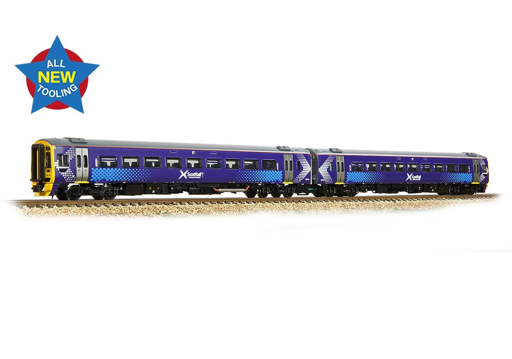 Graham Farish Class 158 2-Car DMU 158711 Scotrail Saltire 371-851