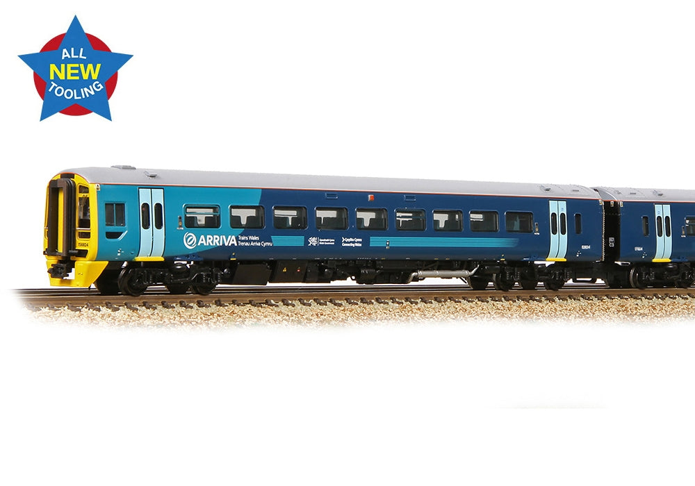 Graham Farish Class 158 2-Car DMU 158824 Arriva Trains Wales (Revised) 371-854