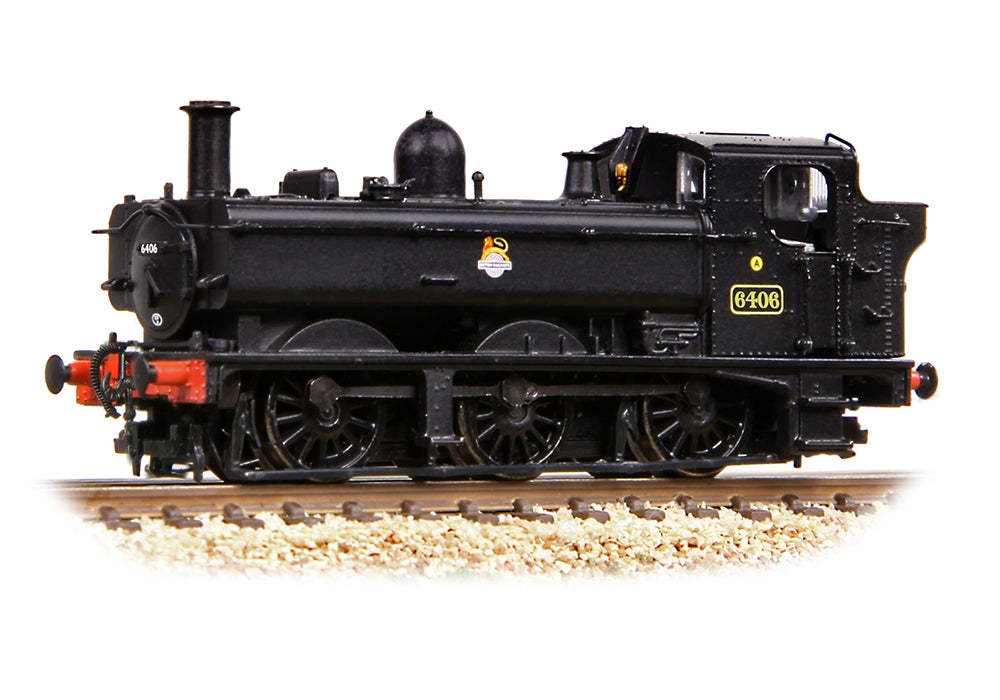 Graham Farish GWR 64xx Pannier Tank 6406 BR Black (Early Emblem) 371-986B