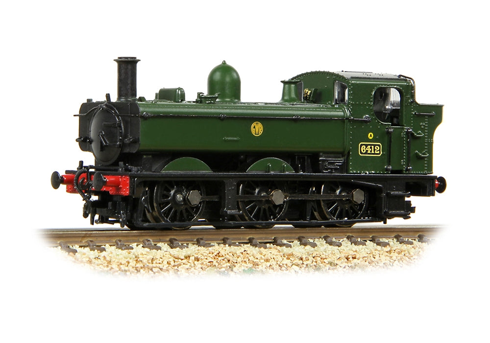 Graham Farish GWR 64xx Pannier Tank 6412 GWR Green (Shirtbutton) [Preserved] 371-990