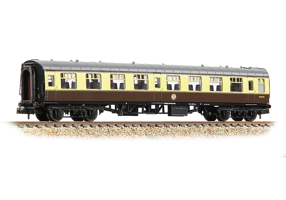 Graham Farish BR MK1 TSO Tourist Second Open BR (WR) Chocolate & Cream 374-014C