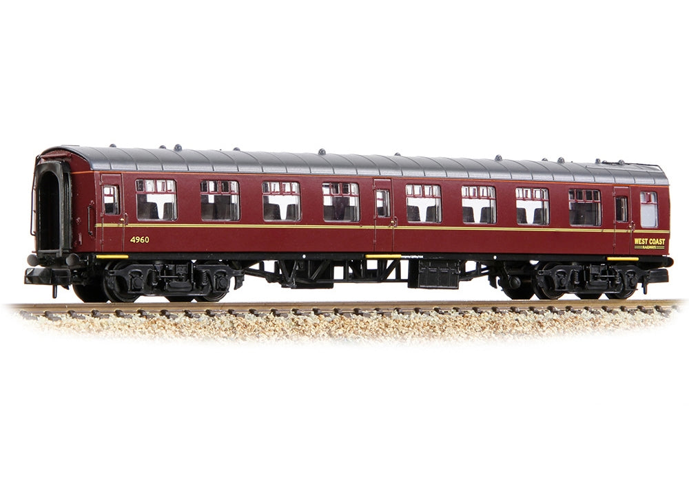 Graham Farish BR MK1 TSO Tourist Second Open WCRC Maroon 374-018A