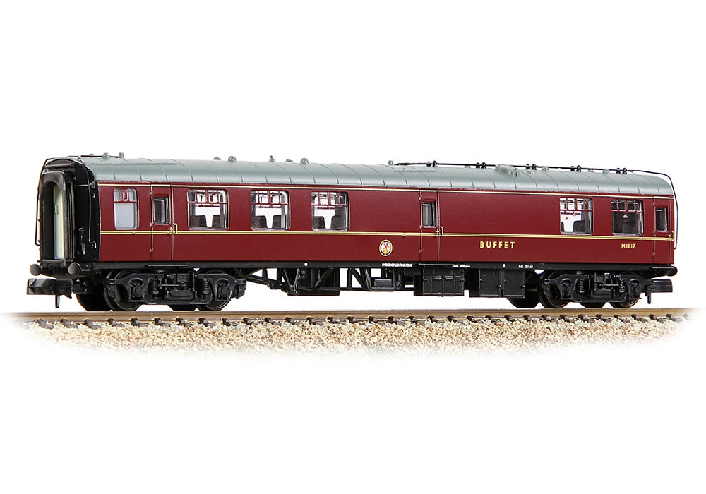 Graham Farish BR MK1 Rmb Restaurant Miniature Buffet BR Maroon 374-107C