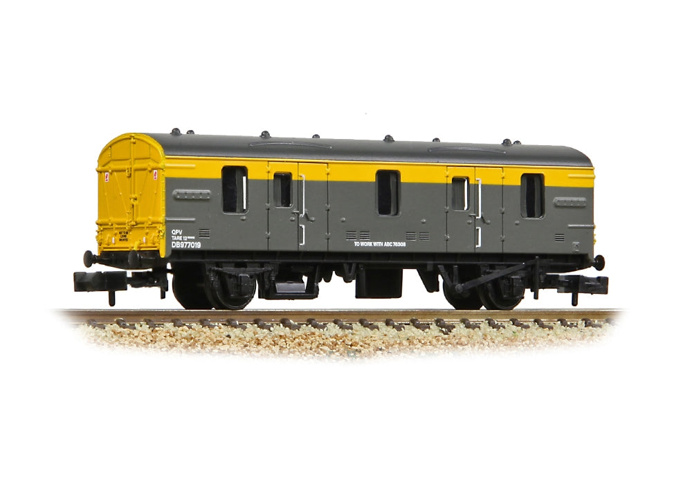 Graham Farish BR MK1 Qpv (Ex-CCT) Covered Carriage Truck BR Engineers Grey & Yellow 374-645