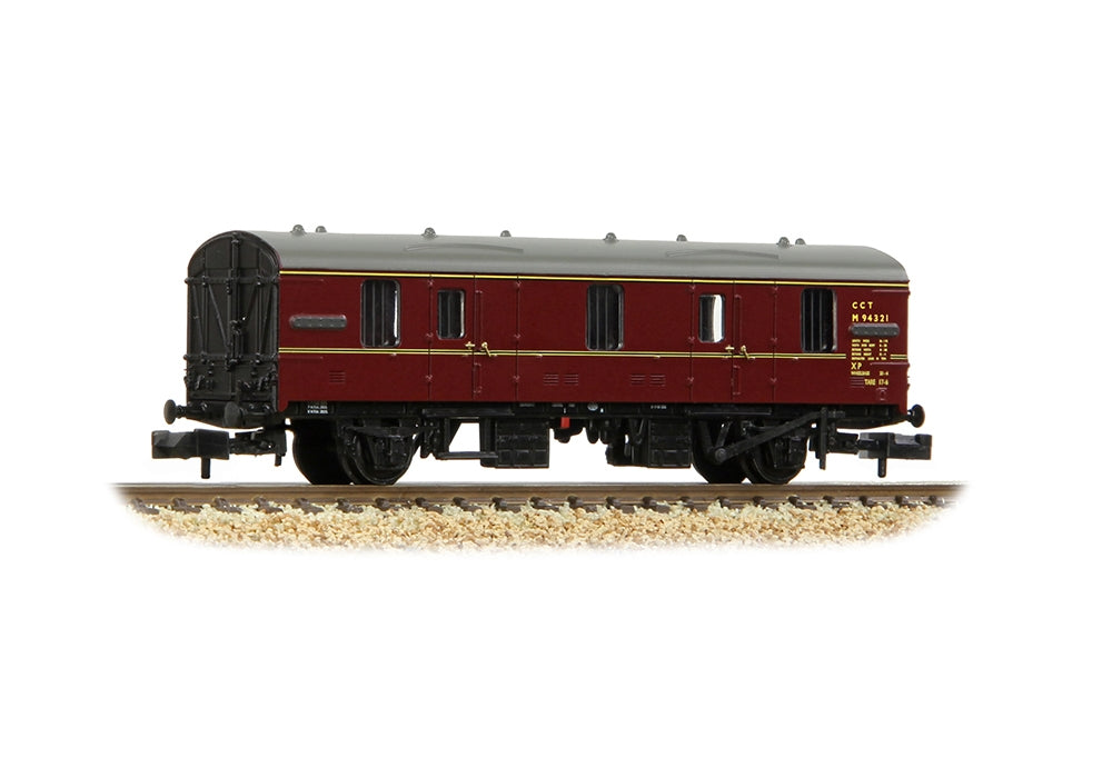 Graham Farish BR MK1 CCT Covered Carriage Truck BR Maroon 374-785A