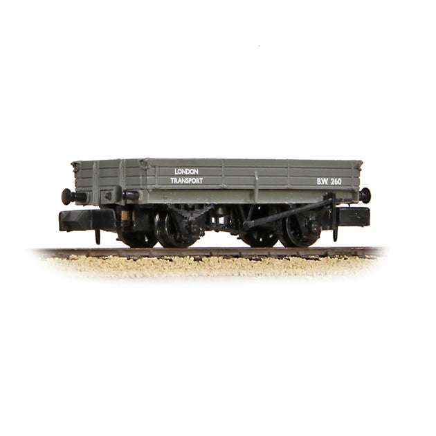 Graham Farish 3 Plank Wagon 'London Transport' Grey 377-510