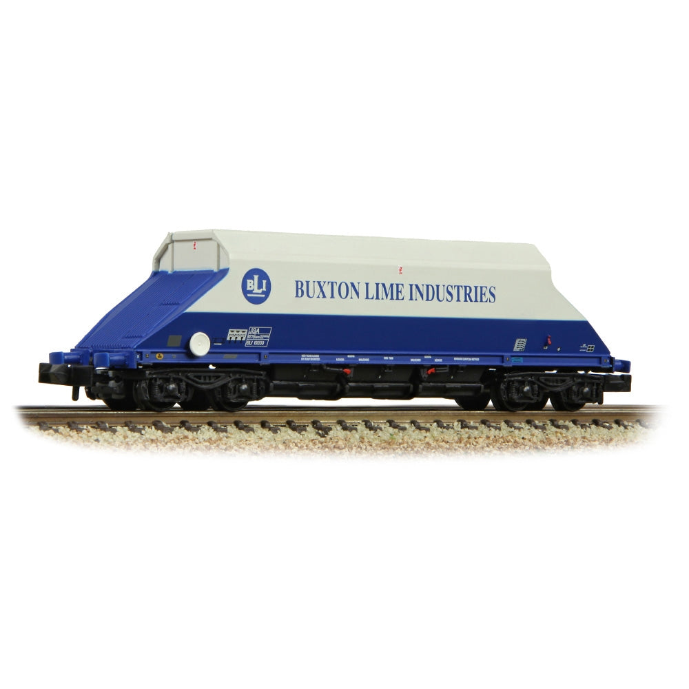 Graham Farish Jga Bogie Hopper 'Buxton Lime Industries' White & Blue 377-101C