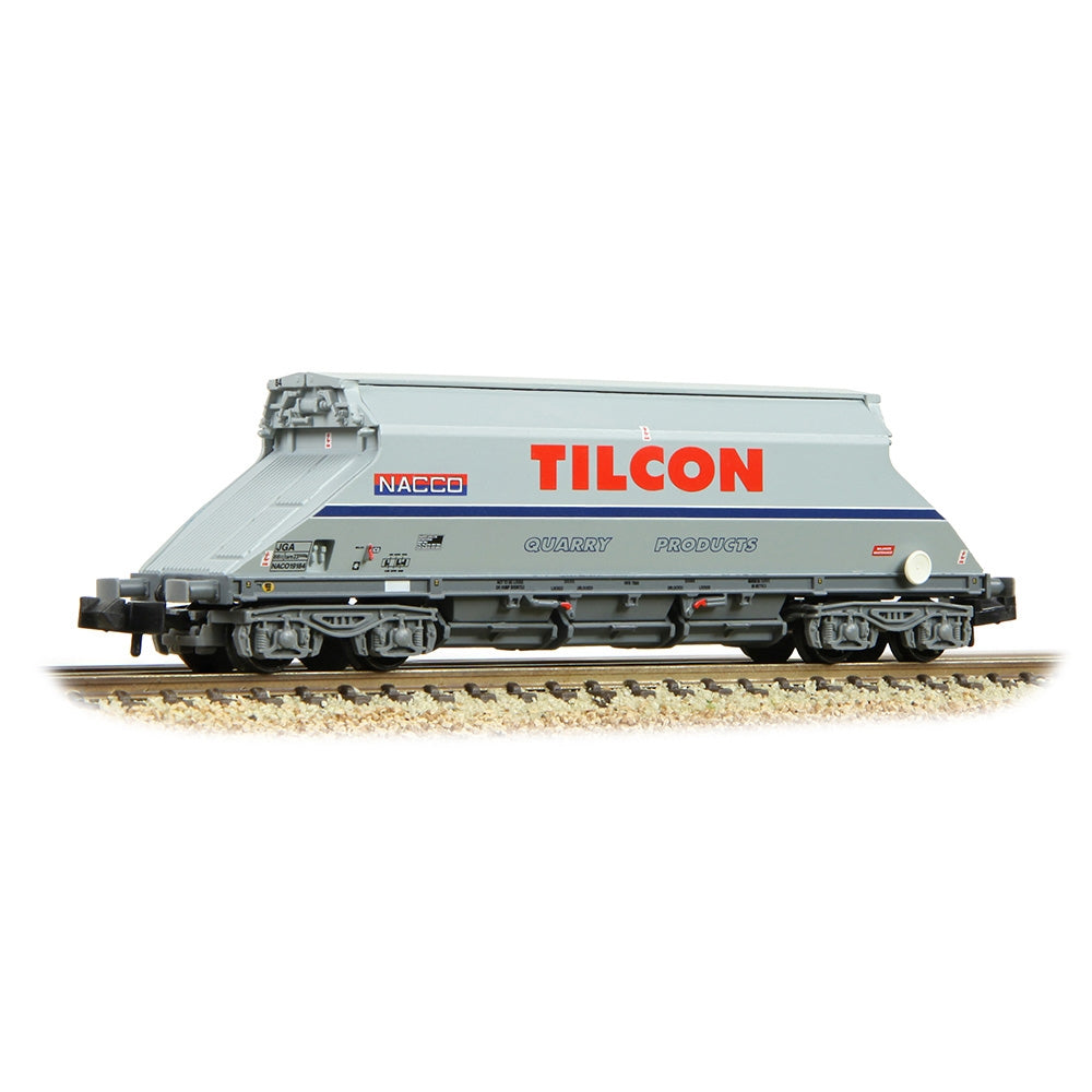 Graham Farish Jga Bogie Hopper With Hopper Cover 'Tilcon' Grey 377-104