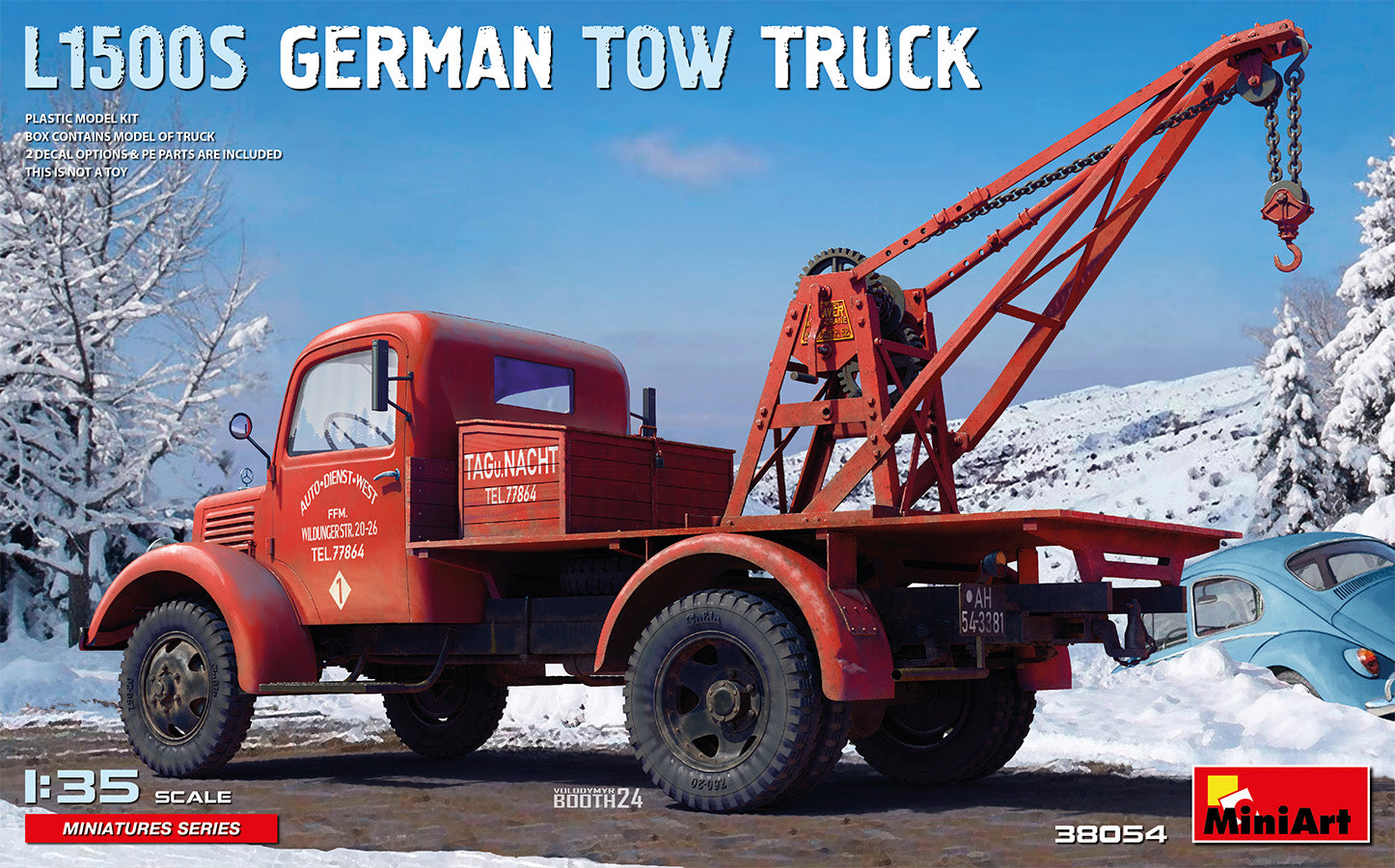  Miniart 1:35 - L1500s German Tow Truck  