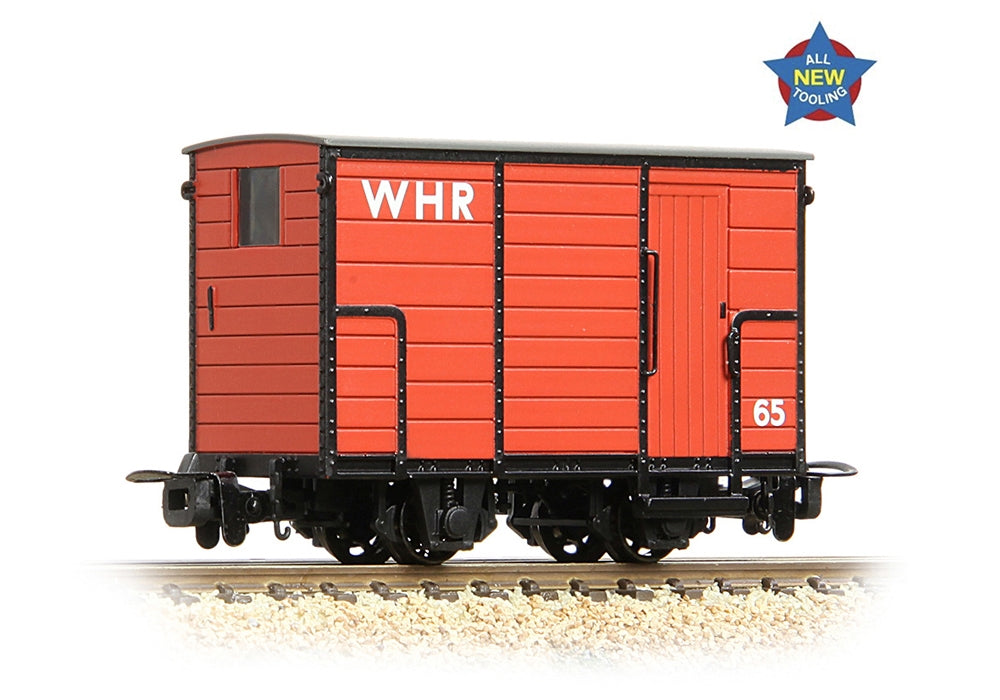 Narrow Gauge Rnad Enclosed-End Brake Van Whr Red 393-102