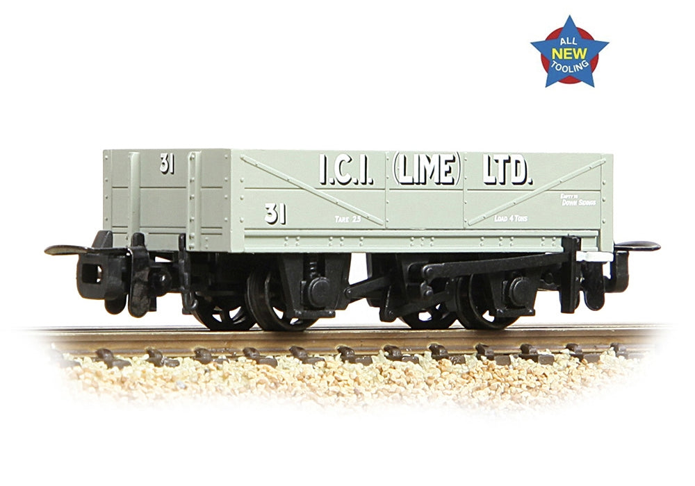 Narrow Gauge Rnad Rebuilt Open Wagon 'Ici Buxton Lime' 393-152