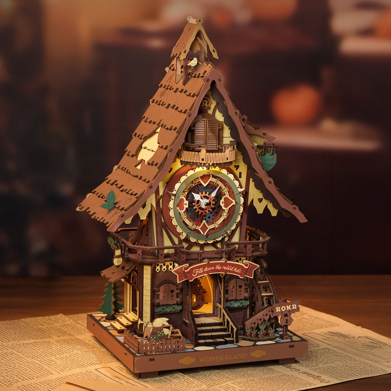 Rolife Cuckoo Clock (Wood Colour) LC901