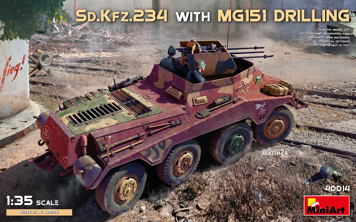  Miniart 1:35 - Sd.Kfz.234 w/ MG151 Drilling 