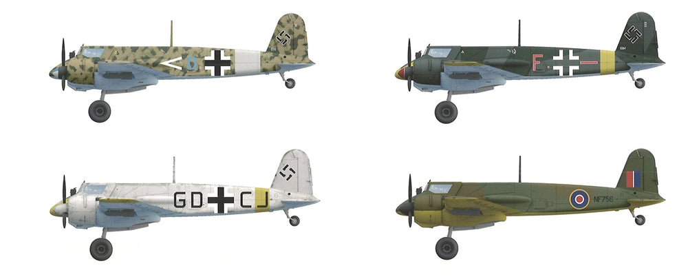 Takom German Air Force Henschel Hs 129 B-2 Ground Attack Aircraft pktak48001