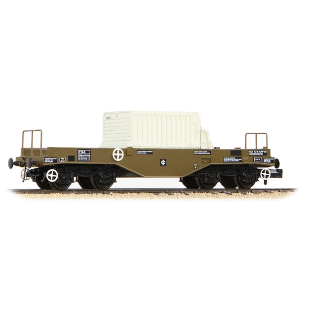 Graham Farish BR Fna Nuclear Flask Wagon With Flat Floor With Flask 377-801A