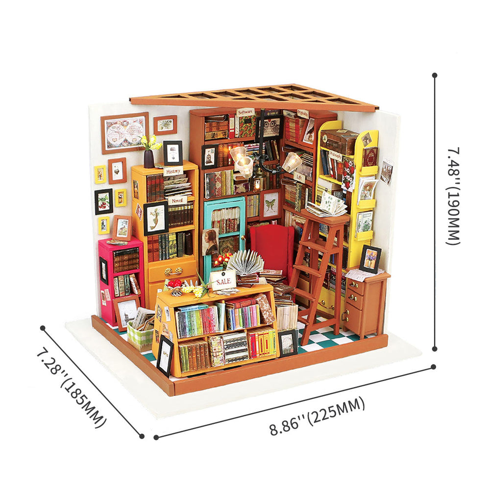 Rolife Sam's Study DG102 DIY Miniature Kit