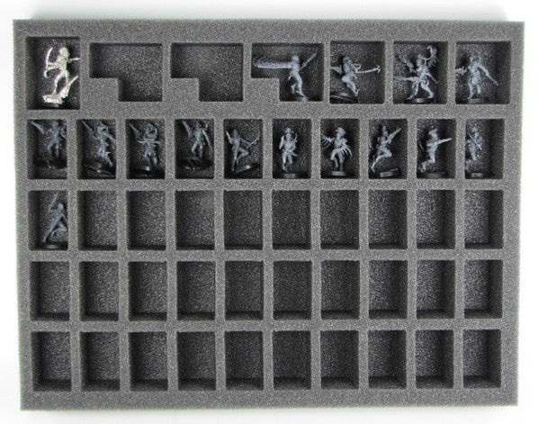 Battle Foam (Dark Eldar) 40 NEW Dark Eldar Wyches Foam Tray (1.5") BF-BFL-40DEWY