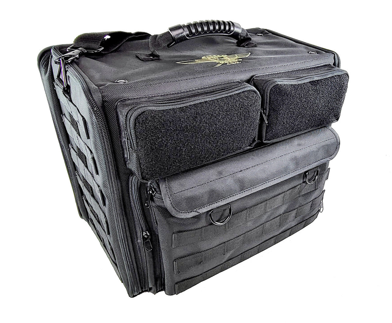 Battle Foam (432) P.A.C.K. 432 2.0 Molle Horizontal with Magna Rack Slider Load Out (Black) BF-BB432MB2-MRSML