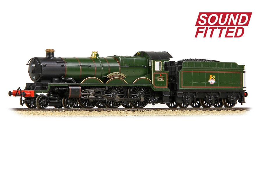 Graham Farish GWR 4073 'Castle' 5015 'Kingswear Castle' BR Lined Green (Early Emblem 372-031ASF