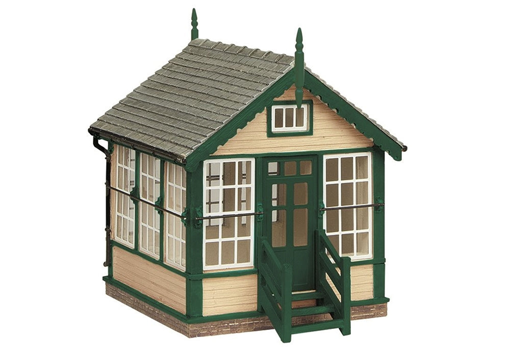 Scenecraft Platform Mounted Signal Box Green 44-0184G