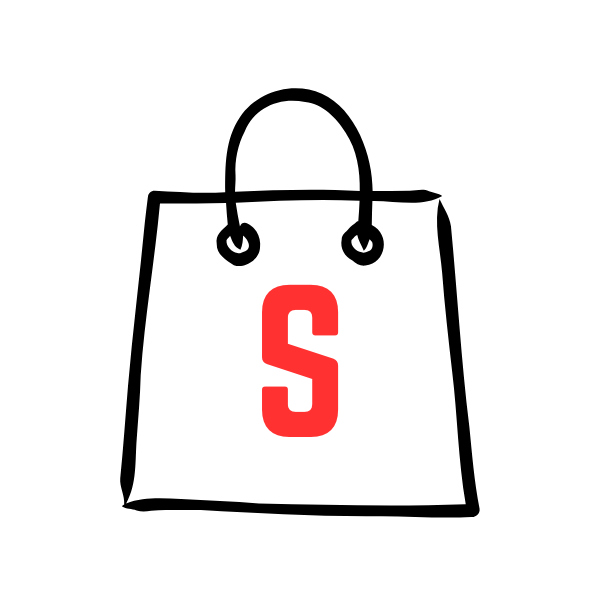 Polybags Small White Carrier Bag - Shop Supplies
