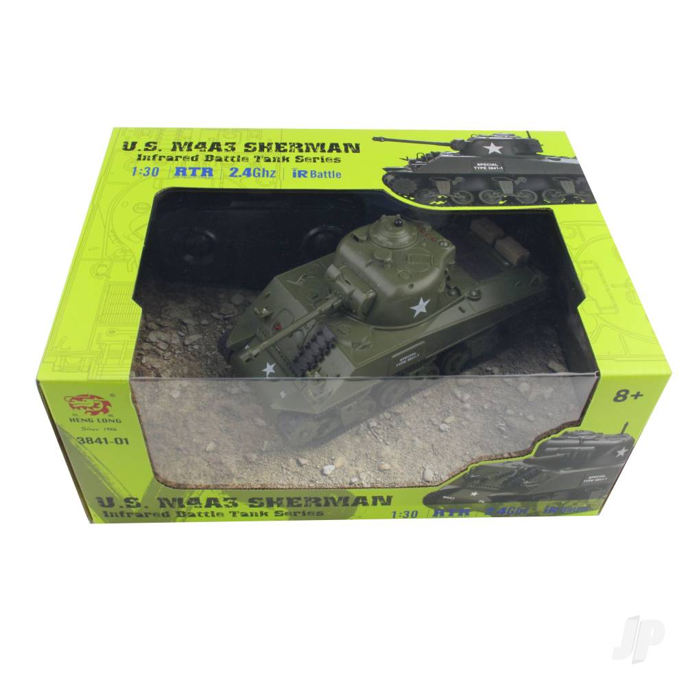 Henglong 1:30 Sherman Easy Eight RC Tank 4400720 3