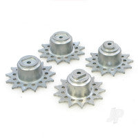 Henglong Snow Leopard Metal Drive Wheels (Pair) 4401002