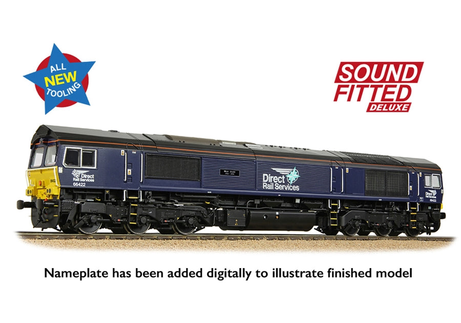 Branchline Class 66/4 66422 'Max Joule 1958-1999' DRS Compass (Small Logo) 50-010SFX