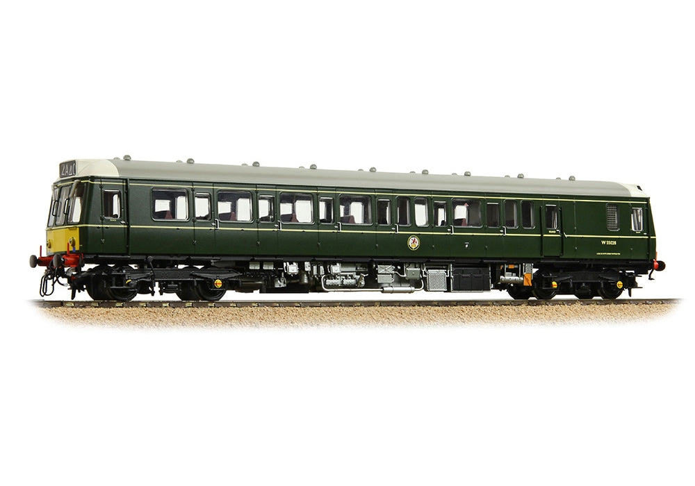 Branchline Class 121 Single-Car DMU W55028 BR Green (Small Yellow Panels) 35-528