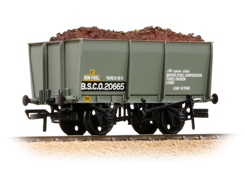 Branchline 16t Steel Slope-Sided Tippler Mineral Wagon Bsc Grey [Wl] 37-400B