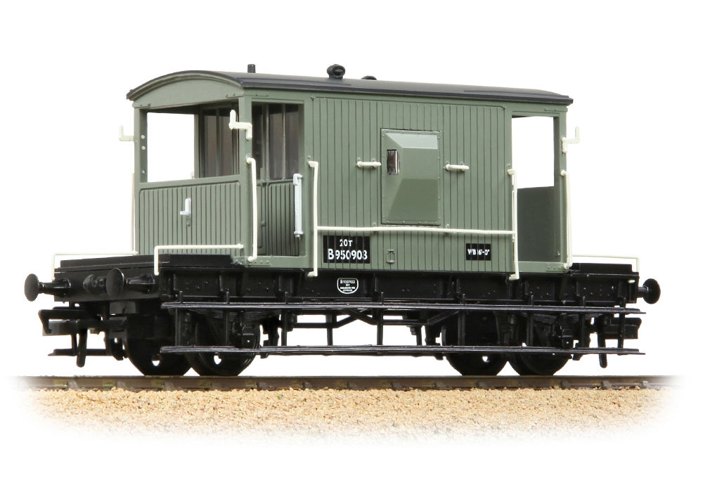 Branchline BR 20t Brake Van BR Grey (Early) 37-528E