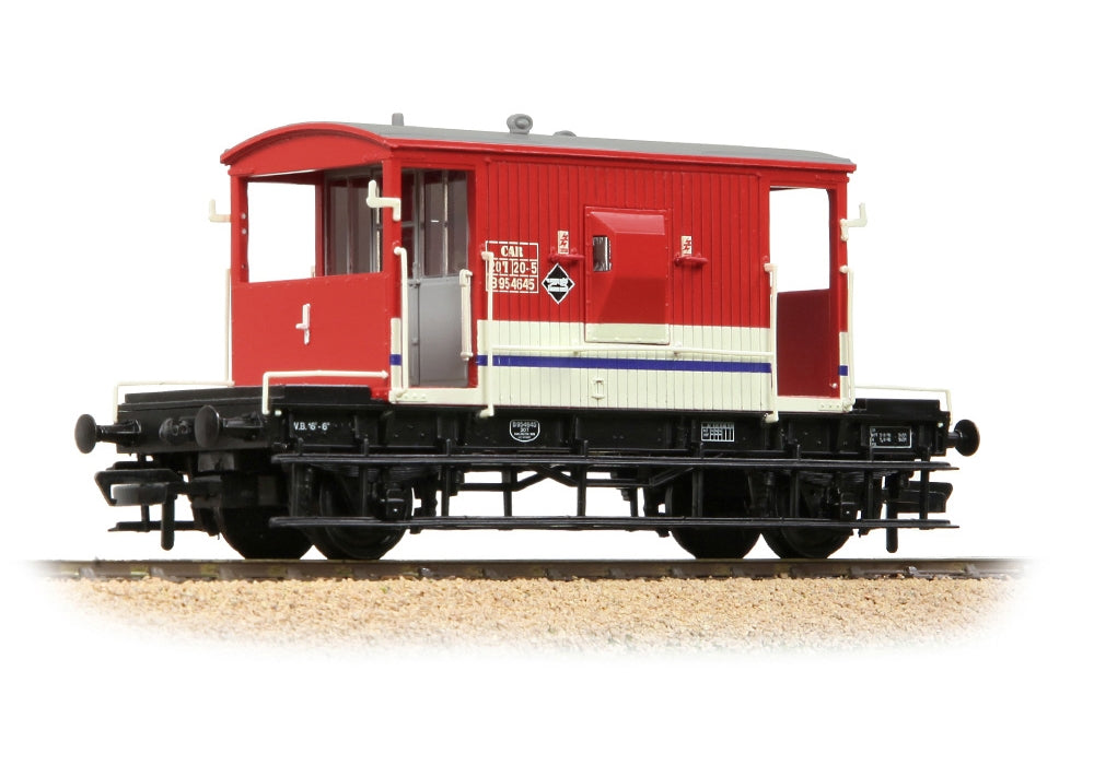 Branchline BR 20t Brake Van London Transport Barrier Vehicle Red & White 37-541