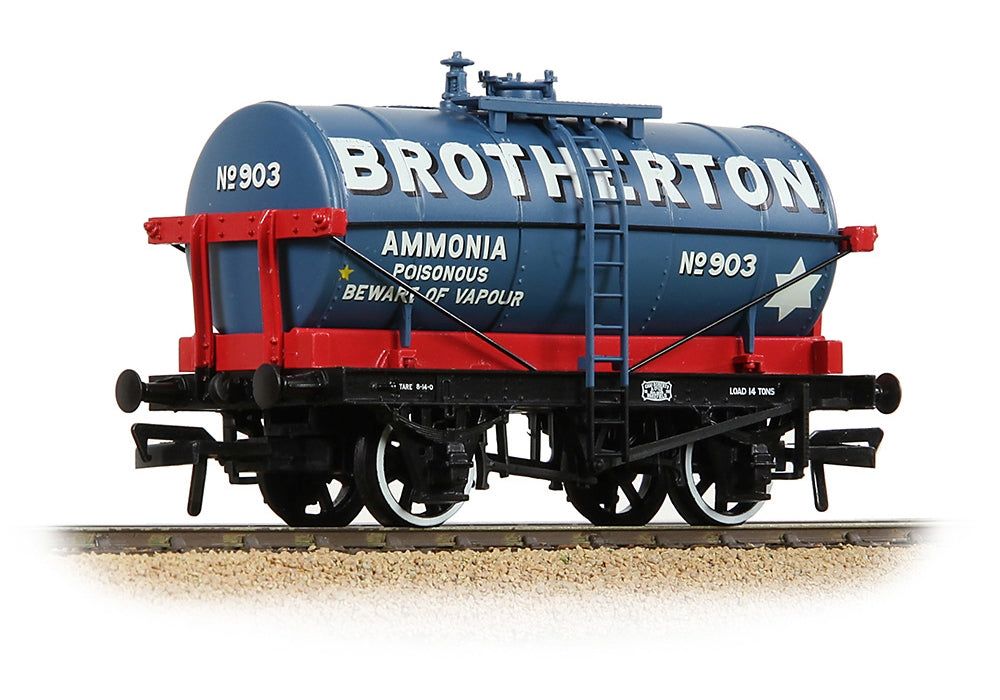 Branchline 14t Tank Wagon 'Brotherton' Blue 37-690