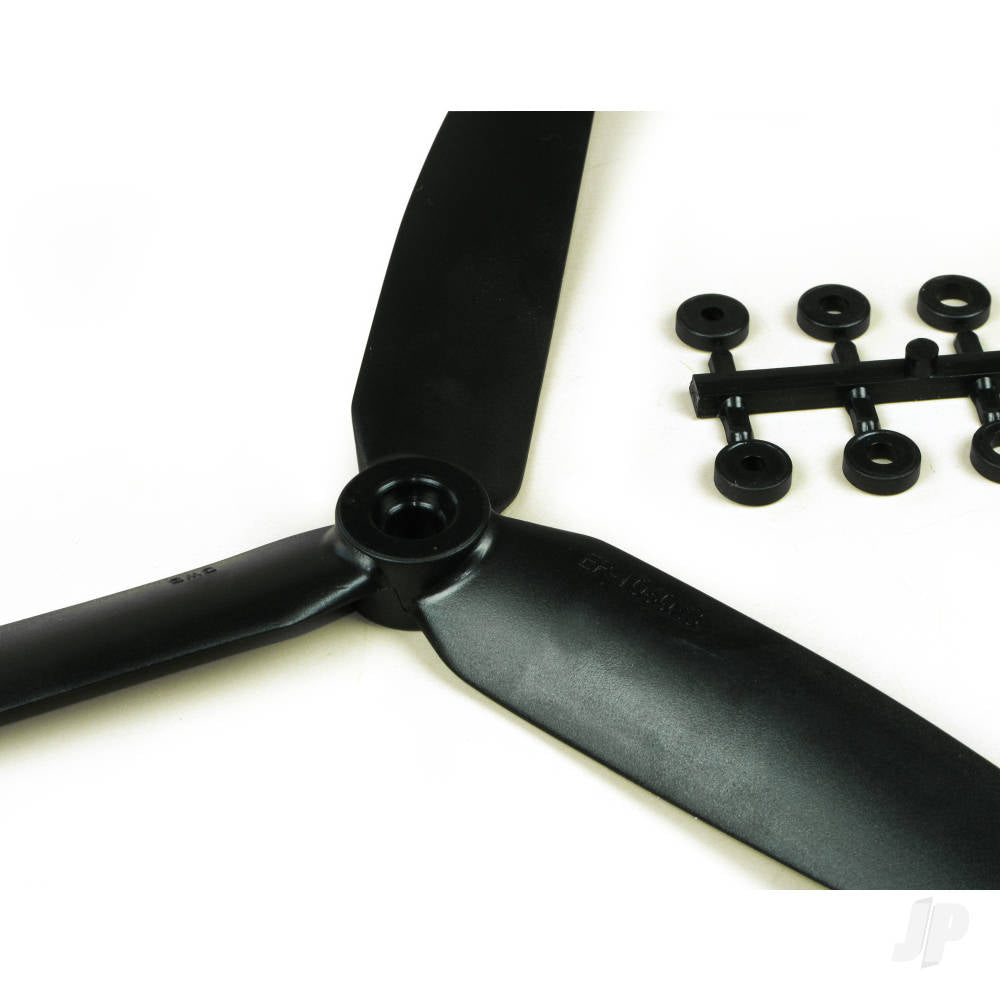 GWS 10x6 Slow Fly Propeller 3-Blade Black 4460330 1