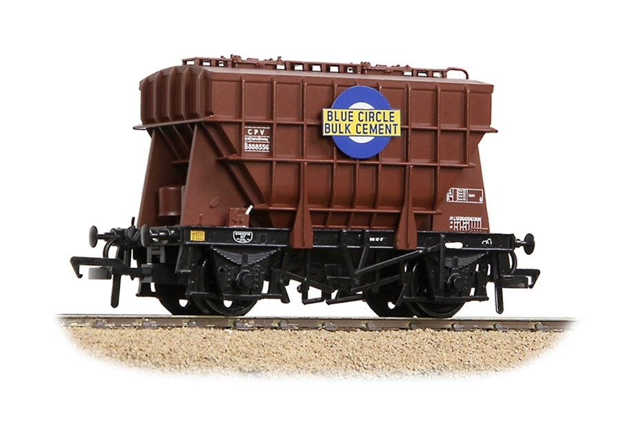 Branchline BR 22t Cpv Presflo Bulk Powder Wagon BR Bauxite 'Blue Circle' 38-270B