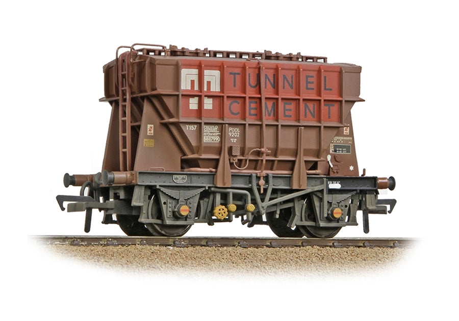 Branchline BR 22t Cpv Presflo Bulk Powder Wagon BR Bauxite 'Tunnel Cement' [W] 38-274