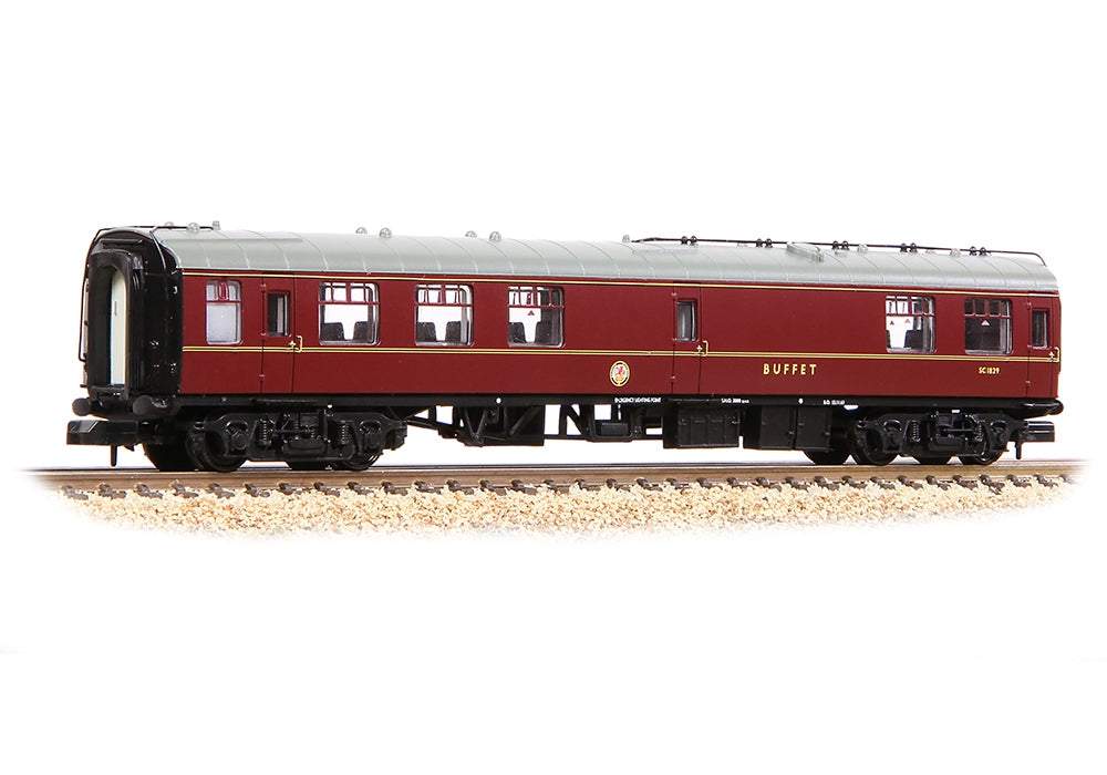 Graham Farish BR MK1 Rmb Restaurant Miniature Buffet BR Maroon 374-107B