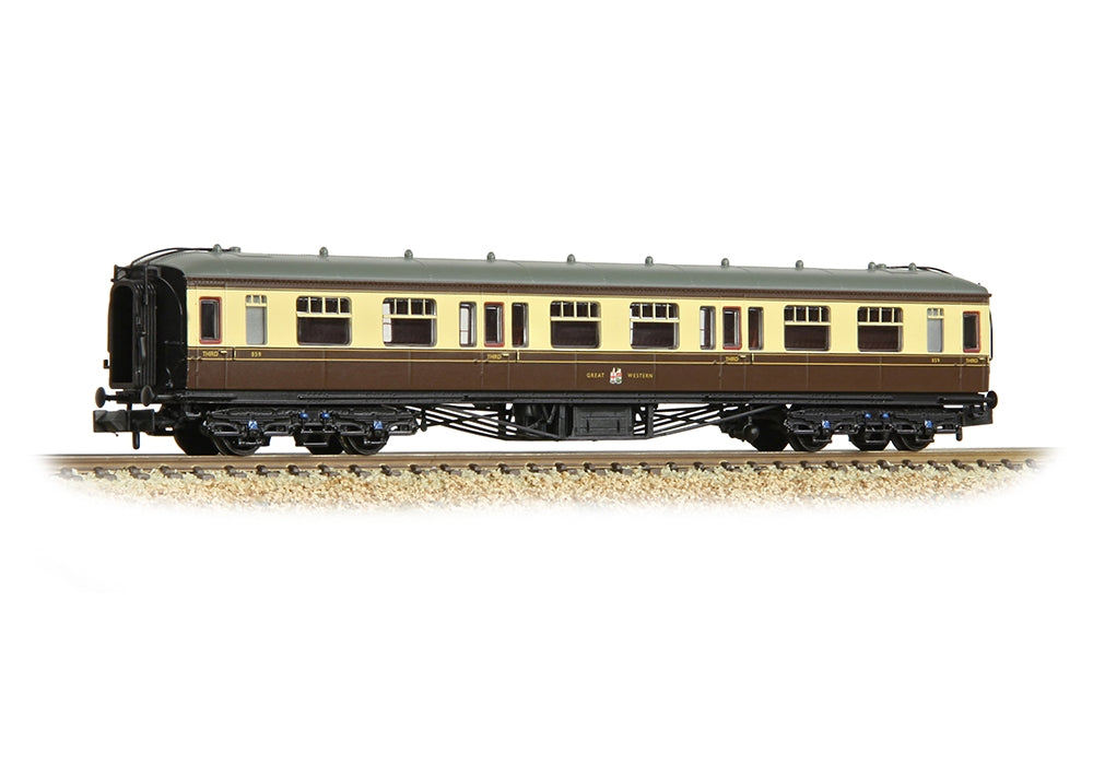 Graham Farish GWR Hawksworth Third Corridor GWR Chocolate & Cream 374-536A