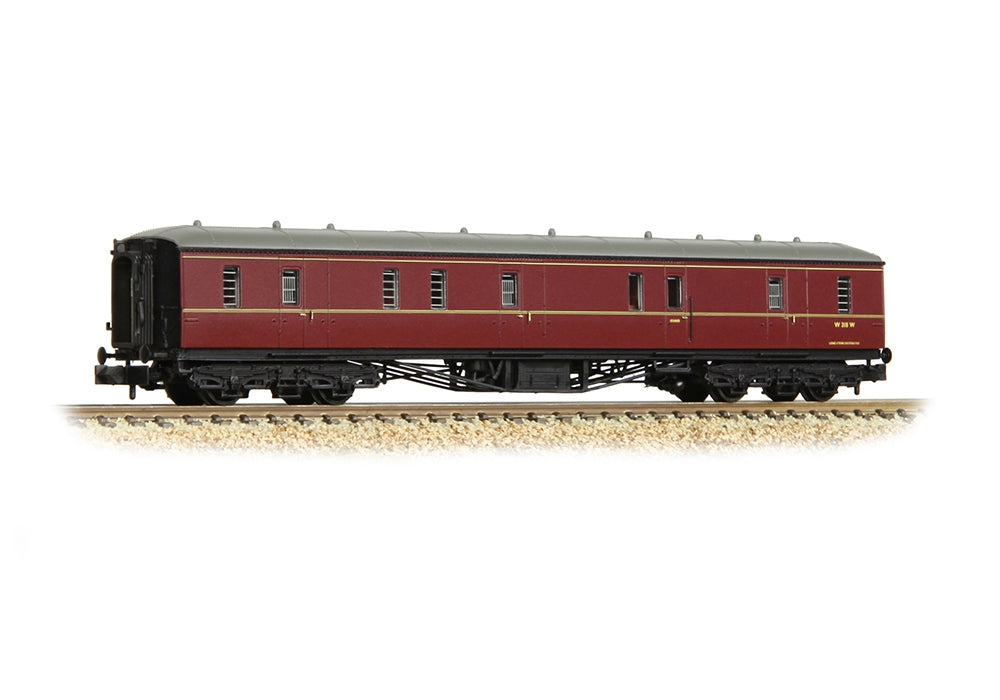 Graham Farish GWR Hawksworth Full Brake BR Maroon 374-586A