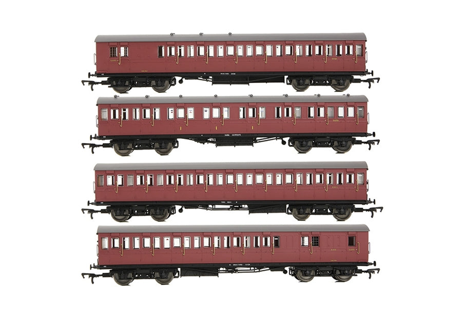 Efe Rail Lbscr 54ft 'Isle Of Wight' 4-Coach Pack BR Crimson E86023