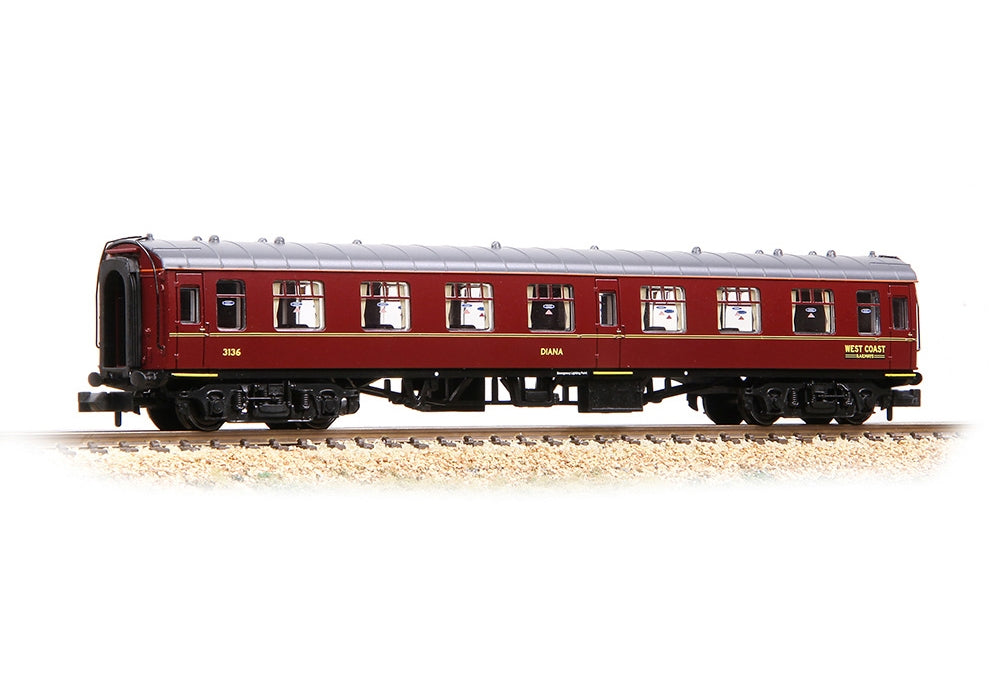 Graham Farish BR MK1 FO First Open 'Diana' WCRC Maroon 374-821