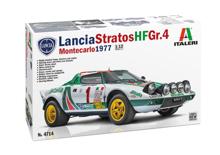 Italeri 4714 Lancia Stratos HF Gr.4 1:12 Model Kit