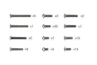 XM-01 Titanium Screw Set