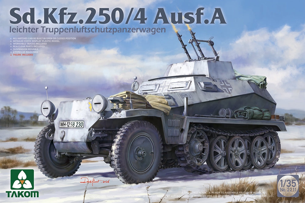 German Army SdKfz 250/4 Ausf A Anti-Aircraft Half-Track