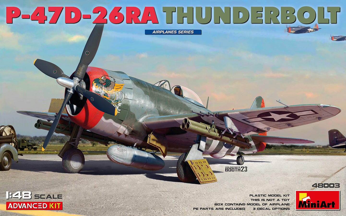  Miniart 1:48 - P-47D-26RA Thunderbolt, Advanced Kit 