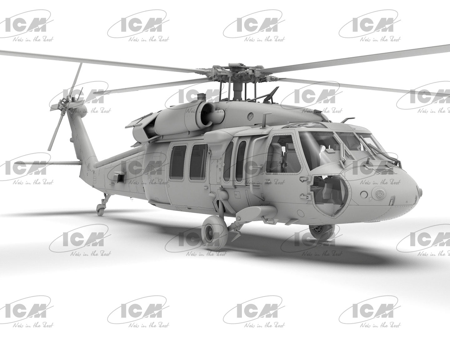  ICM 1:48 UH-60A Black Hawk US Military Helicopter 